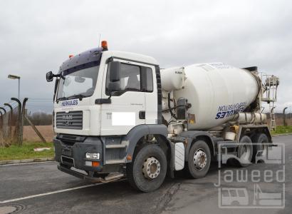 MAN  TGA 35.400 / 8x4 / EURO 4 / Karrena 9 m³ / Schalter