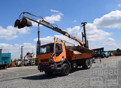 Iveco AD 190T31 / Meiller Kipper / Kran HMF 1060 K