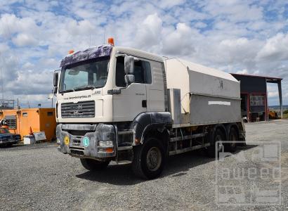 MAN TGA 33.430 / 6x6 / Streumaster TM 1800 / Kalkstreuer