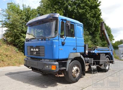 MAN F 2000 / 18.414 / Meiller-Teleabsetzer