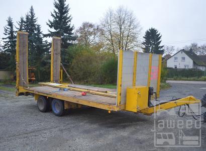 Müller-Mitteltal Tandemtieflader + Rampen / GG 13.000 kg