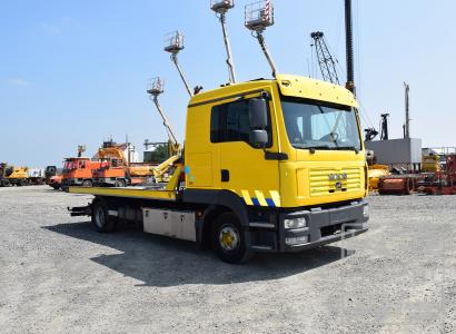 MAN  TGL 8.210 / Schiebe Platou / Seilwinde / EURO 4