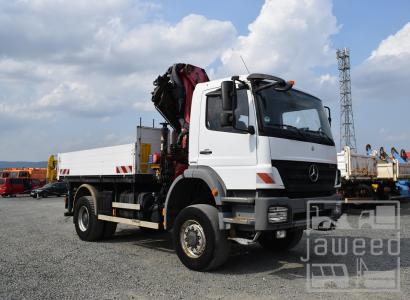 Mercdes Benz Axor 1829 / 4x4 / Kran HMF 1820 + Funk / EURO 4 / 