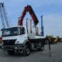 Mercdes Benz Axor 1829 / 4x4 / Kran HMF 1820 + Funk / EURO 4 / 