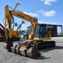 Komatsu PC 138 US-2E1 / Gummipads / hydr. Verstellausleger