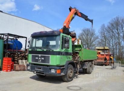 MAN 18.232 / 4x2 / Kipper + Palfinger 12000