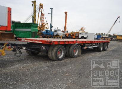 Dinkel 4 Achs Tieflader / Containerverrieglung