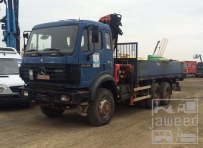 Mercedes Benz SK 2638 / 6x6 / Kran PK 14500 / M-Haus