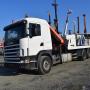 Scania 114 G 420 **Abschlepper + Kran** Palfinger PK 23002