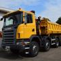 Scania G 420 / 8x6 / 3 Seitenkipper + Fassi Kran 150