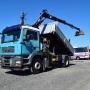 MAN  TGA 18.350 / EURO 4 / Kran Hiab 099 E 3 / TOP ZUSTAND