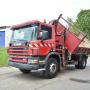 Scania 94 c 260 / 3 seitenkipper + Fassi Kran 110