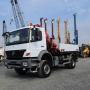 Mercdes Benz Axor 1829 / 4x4 / Kran HMF 1820 + Funk / EURO 4 / 