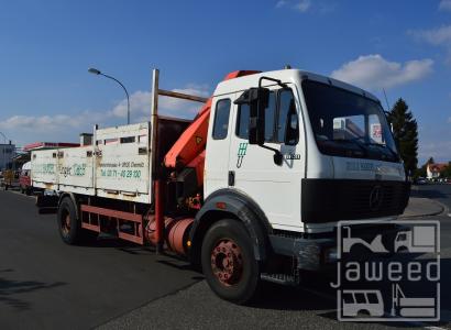 Mercedes Benz SK 1831 / Kran PK 17500 / M-Haus