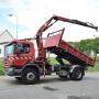 Scania 94 c 260 / 3 seitenkipper + Fassi Kran 110