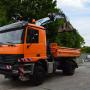 Mercedes Benz Actros 1831 AK / 4x4 / Meiller Kipper / Kran + Greifer