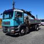 MAN  TGA 18.350 / EURO 4 / Kran Hiab 099 E 3 / TOP ZUSTAND