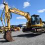 Komatsu PC 138 US-2E1 / Gummipads / hydr. Verstellausleger