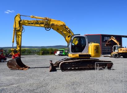 New Holland E 235 SR Kurzheck / Verstellausleger / Planierschild